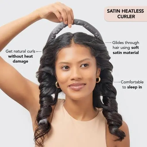 Satin Heatless Curler Essentials