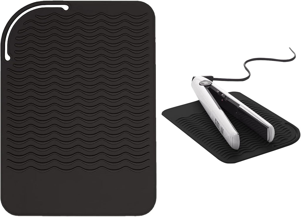 Flat Iron Heat Resistant Silicone Mat