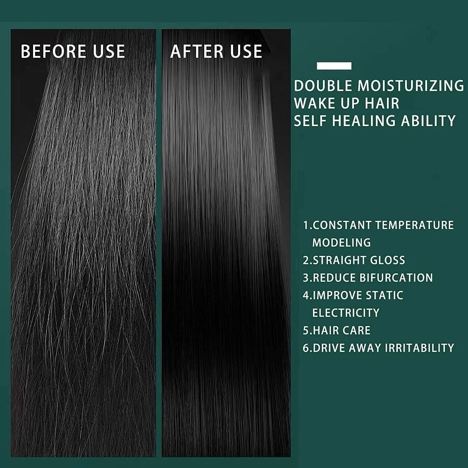 2 in 1 Hair Straightner with Built In Comb